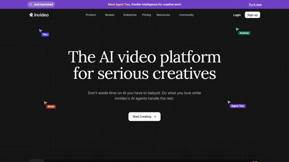 Screenshot: InVideo AI
